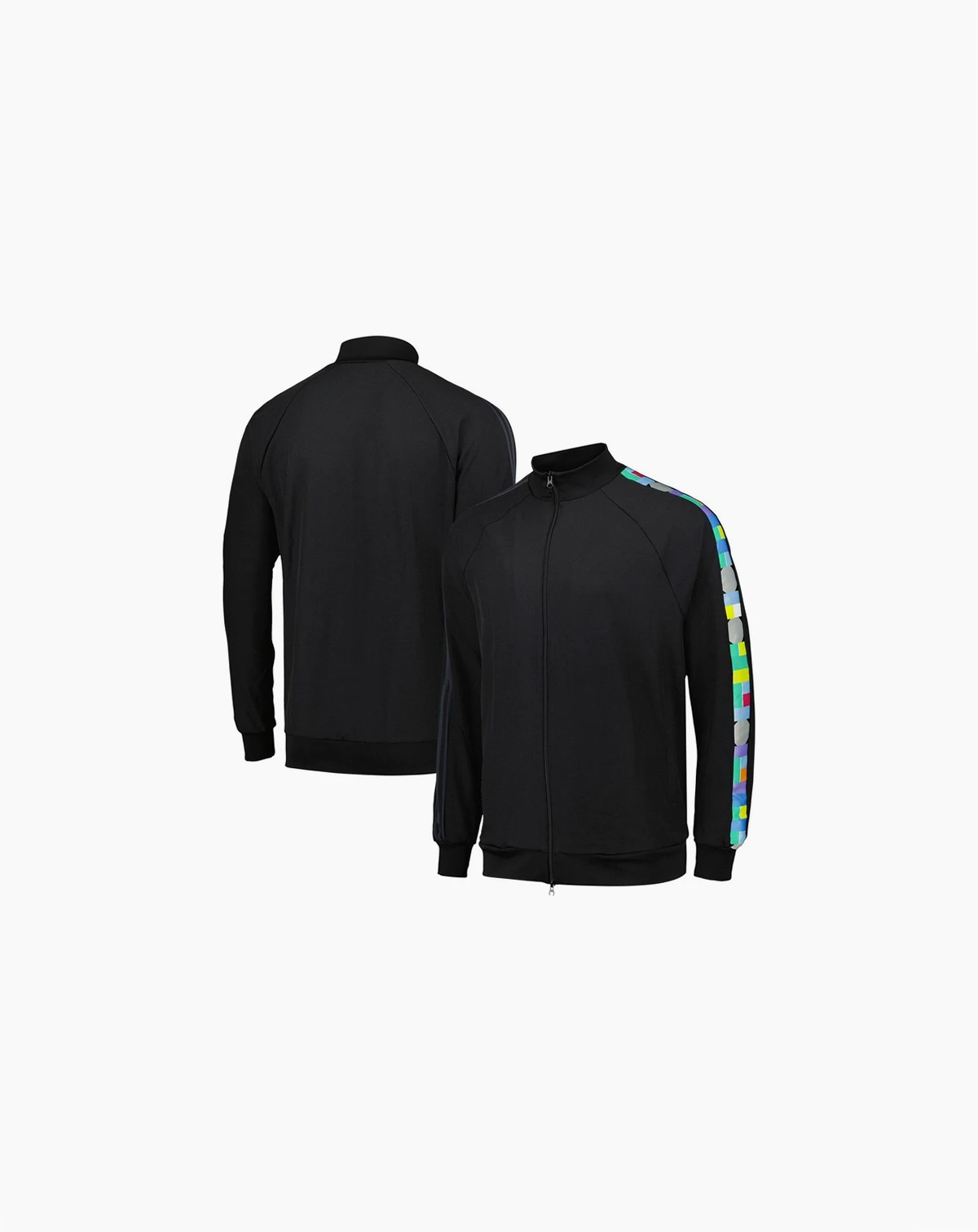 Men's Black Peter Saville x Manchester United Full-Zip Track Jacket