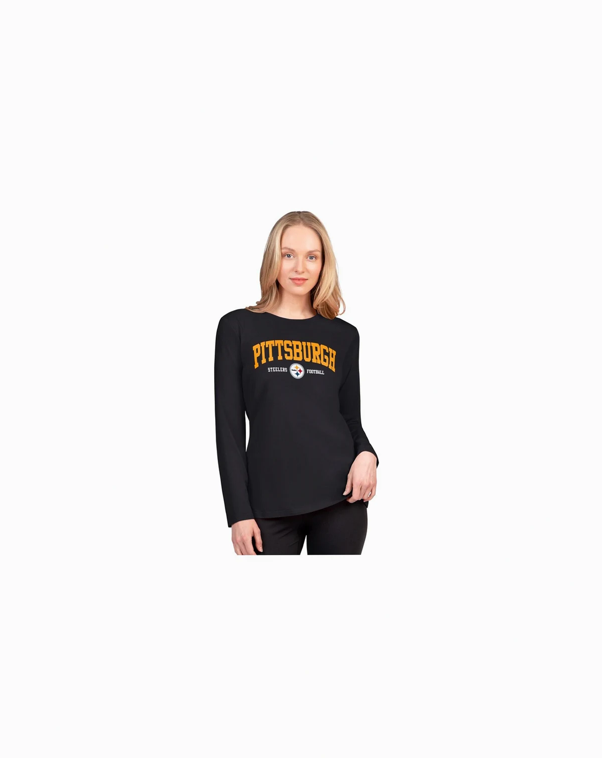 Women's Black Pittsburgh Steelers Best Play Long Sleeve T-Shirt