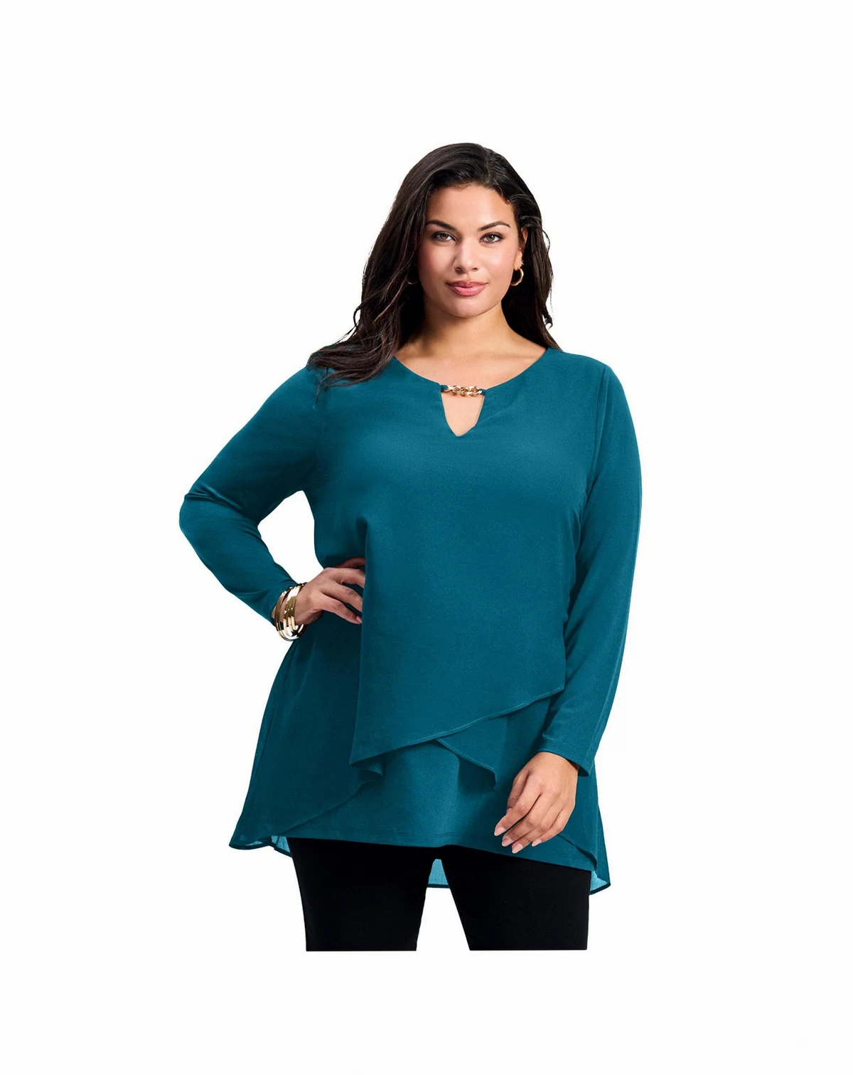 Women's Fantasia Overlay Chain Tunic