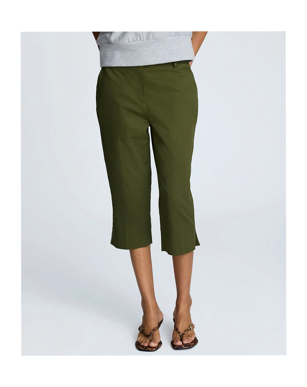 Women's Mid-Rise Pedal Pusher Pants