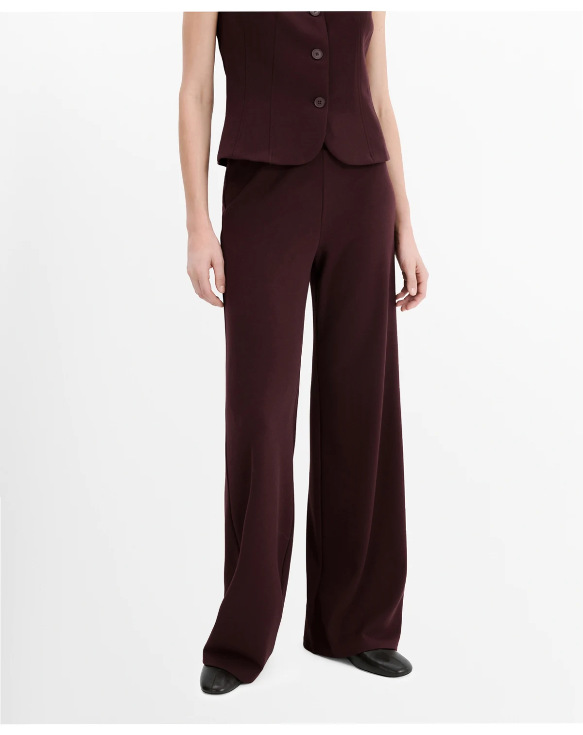 Women's Straight Low-Rise Suit Pants