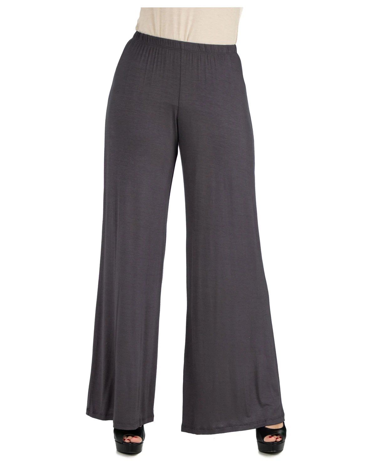 Women Comfortable Solid Color Palazzo Pants