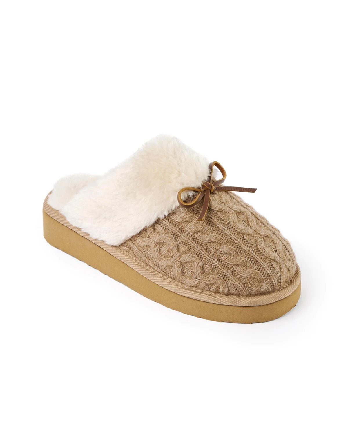 Women's Flurry Scuff Sweater Knit Slippers