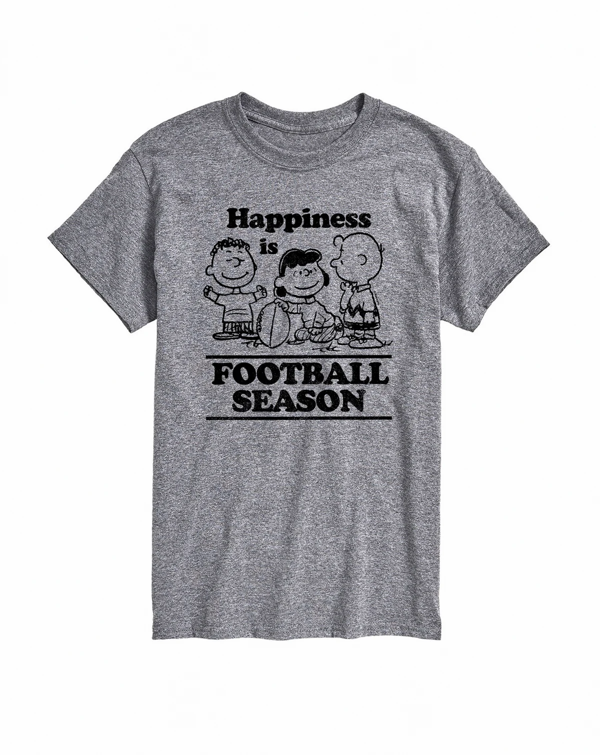 Men's Short Sleeve Peanuts Football Season T-shirt
