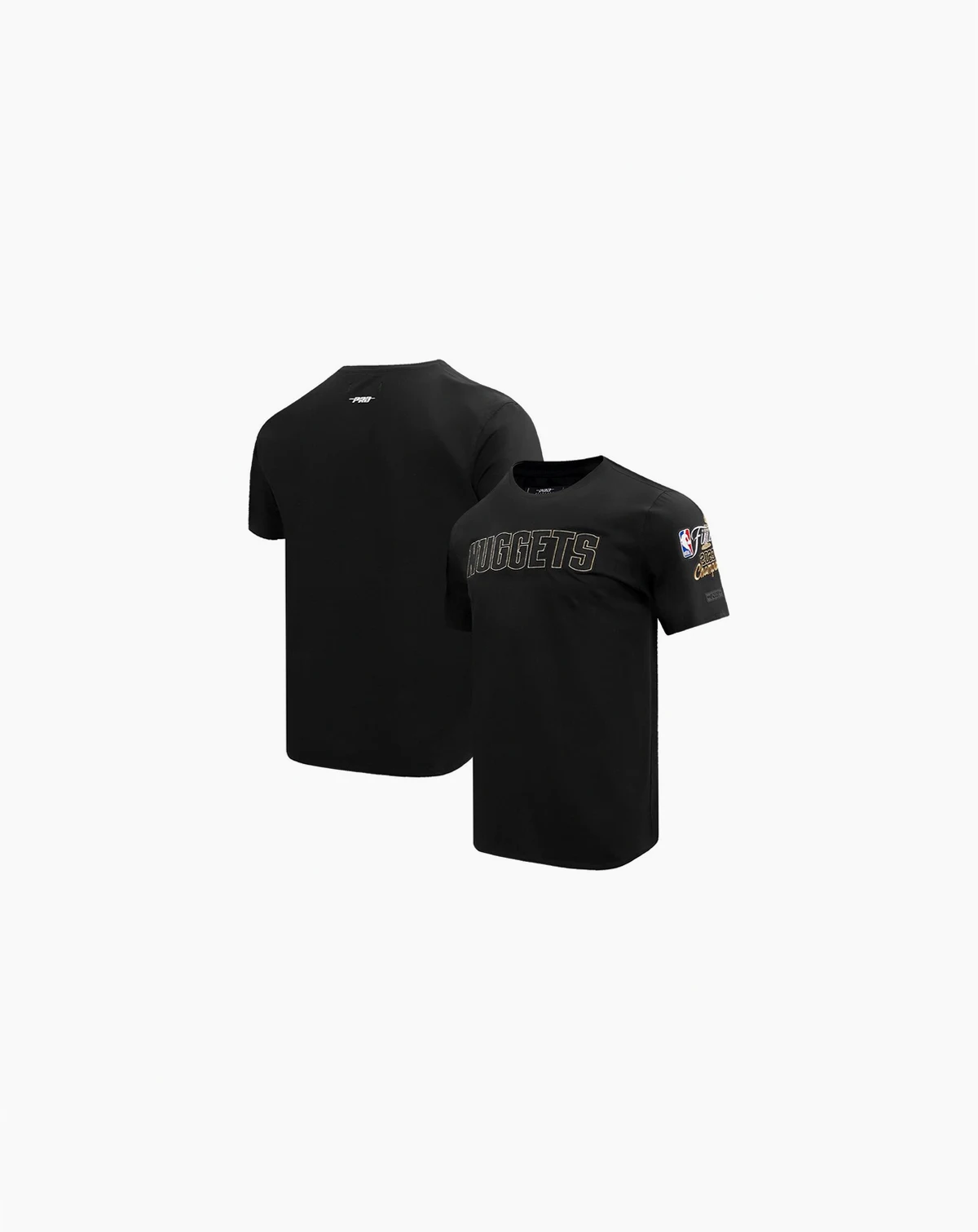 Men's and Women's Black Denver Nuggets 2023 NBA Finals Champions T-shirt