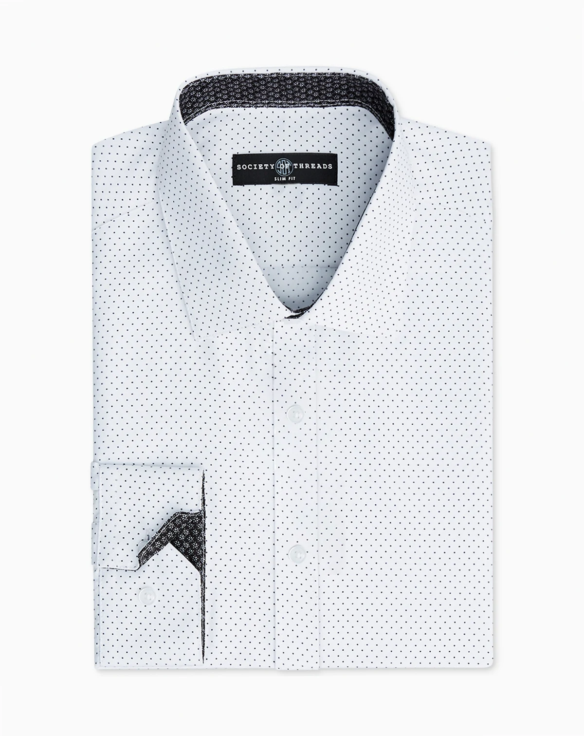 Men's Slim-Fit Non-Iron Performance Print Dress Shirt