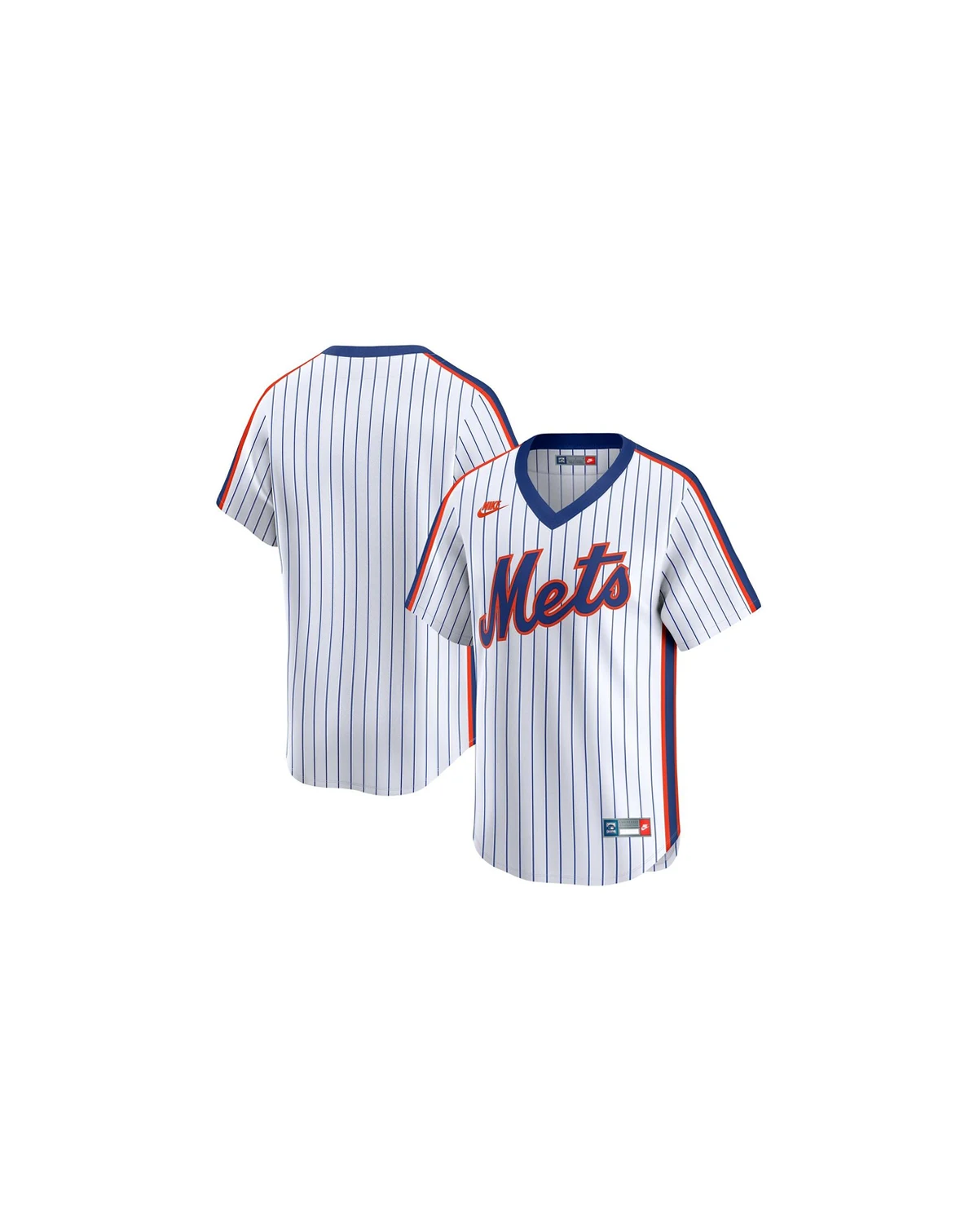 Men's White New York Mets Throwback Cooperstown Collection Limited Jersey