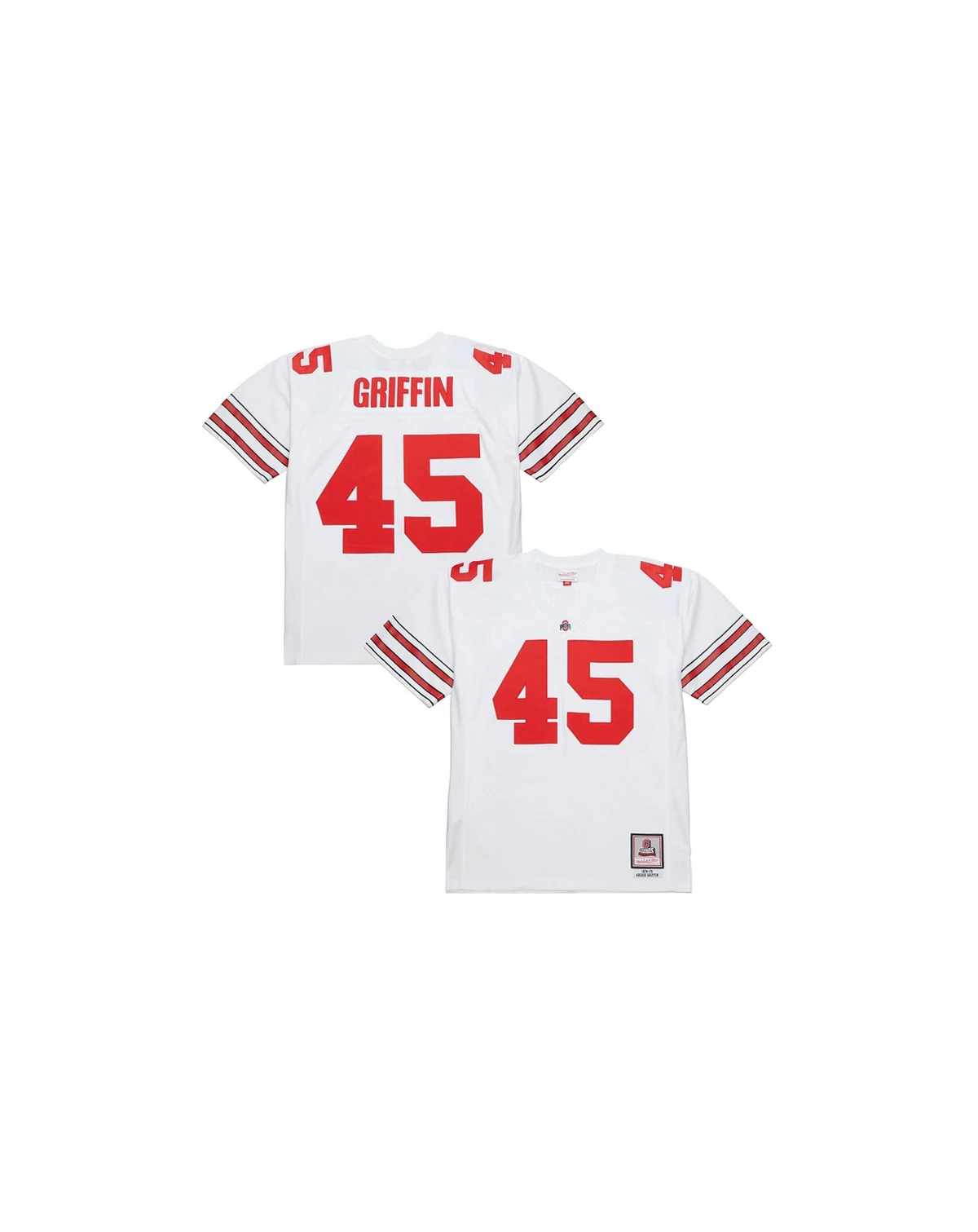 Men's Archie Griffin White Ohio State Buckeyes 1975 College Vault Legacy Jersey