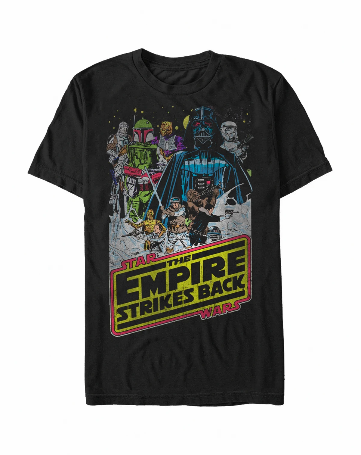 Star Wars Men's Classic Empire Strikes Back Short Sleeve T-Shirt