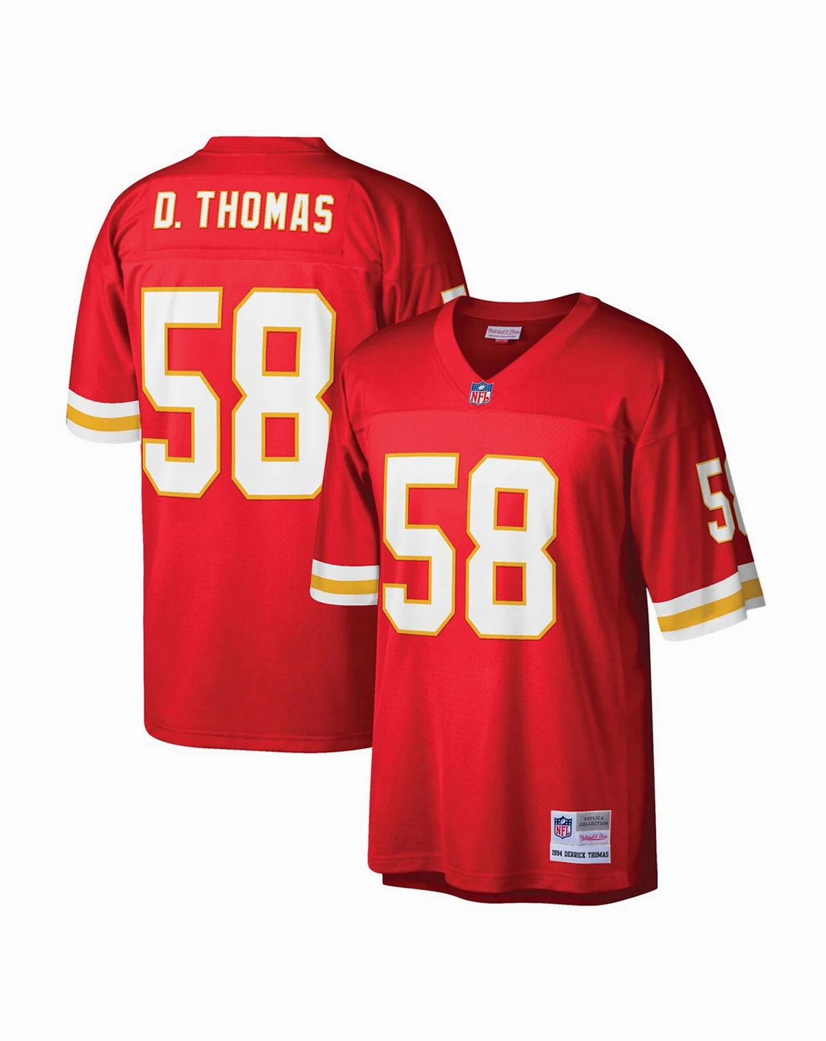 Men's Derrick Thomas Red Kansas City Chiefs Legacy Replica Jersey