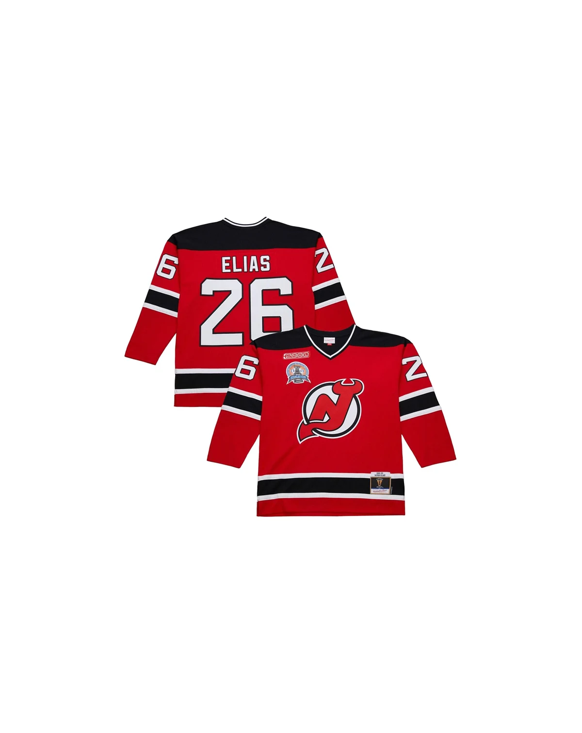 Men's Patrik Elias Red New Jersey Devils 1999-00 Power Play Jersey