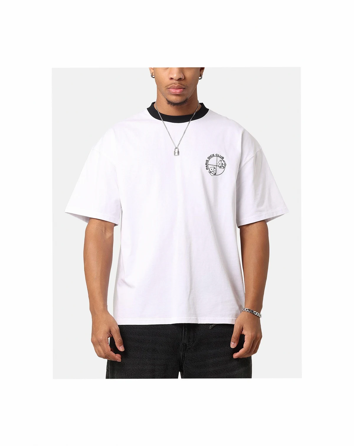 Men's Shootout Oversized Ringer T-Shirt