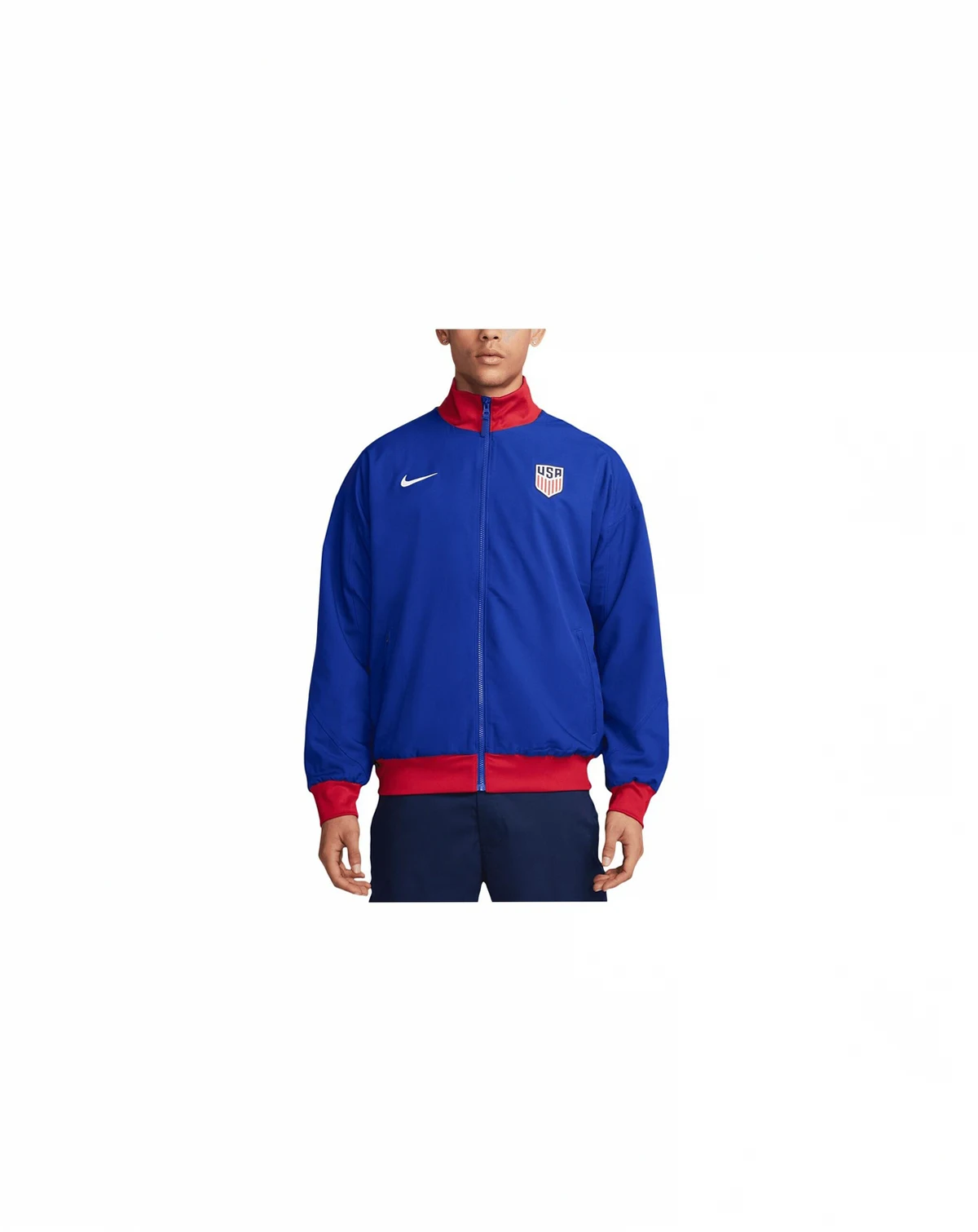 Men's Royal USMNT 2024 Strike Anthem Full-Zip Jacket