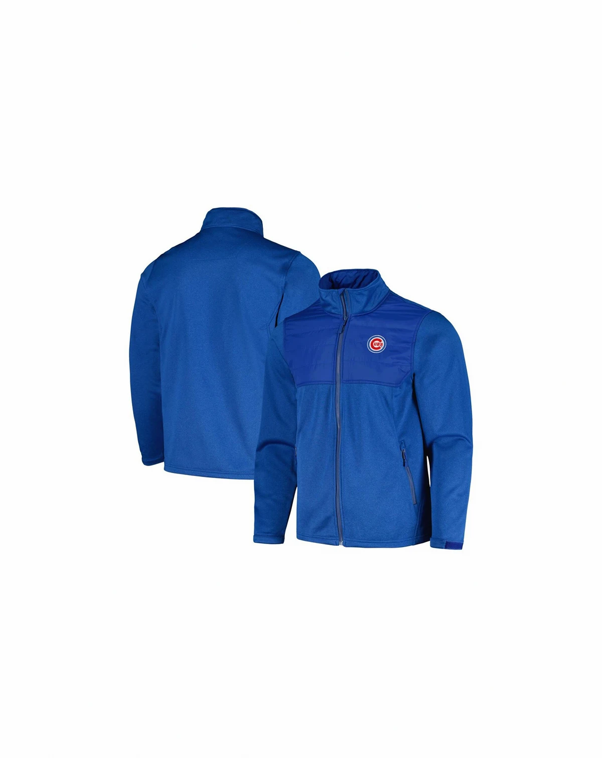 Men's Heather Royal Chicago Cubs Explorer Full-Zip Jacket