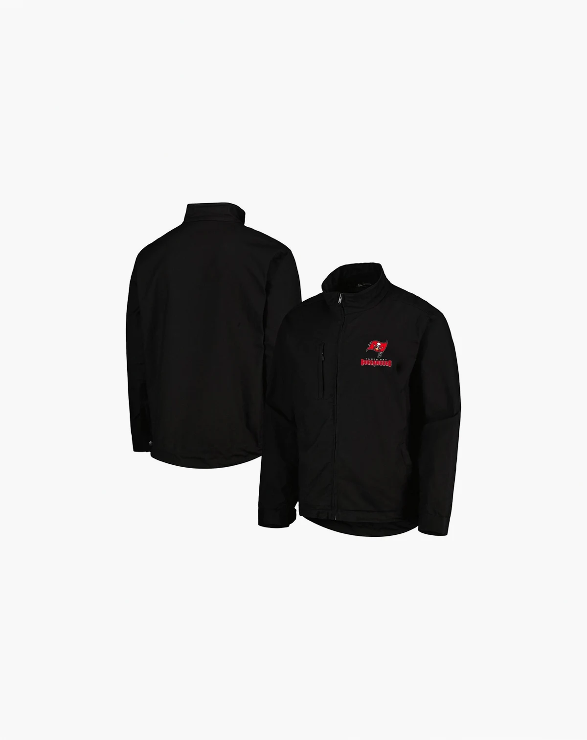 Men's Black Tampa Bay Buccaneers Journey Workwear Tri-Blend Full-Zip Jacket