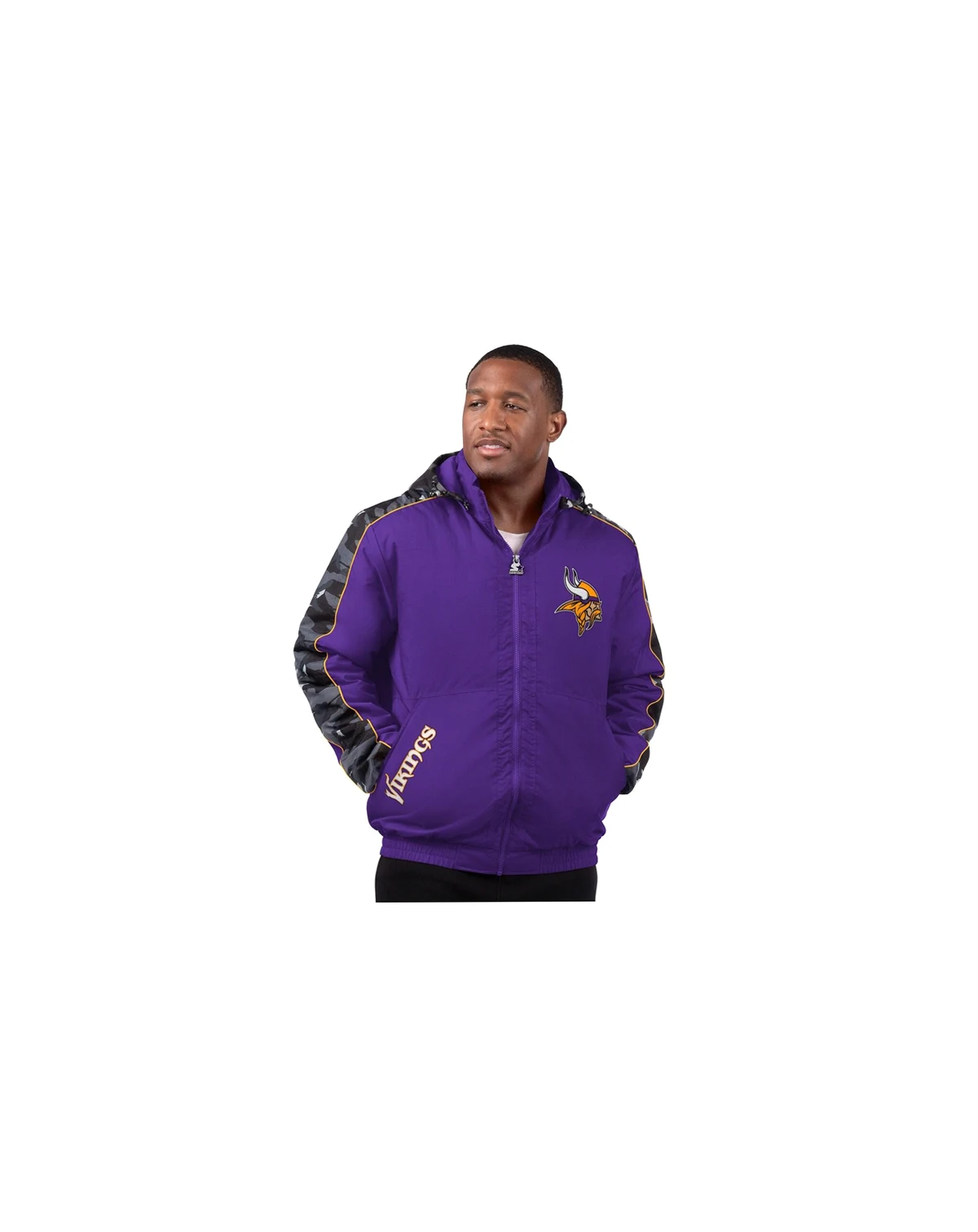Men's Purple Minnesota Vikings Thursday Night Gridiron Full-Zip Jacket