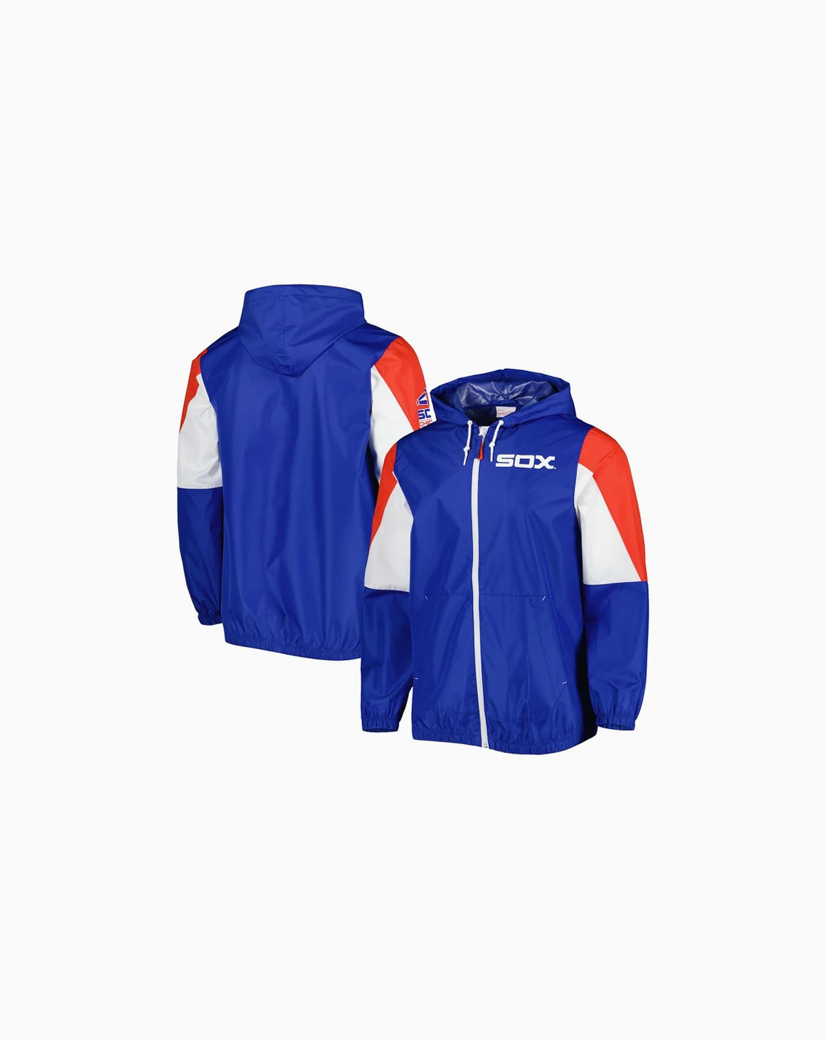 Men's Royal Chicago White Sox Throw It Back Full-Zip Windbreaker Jacket