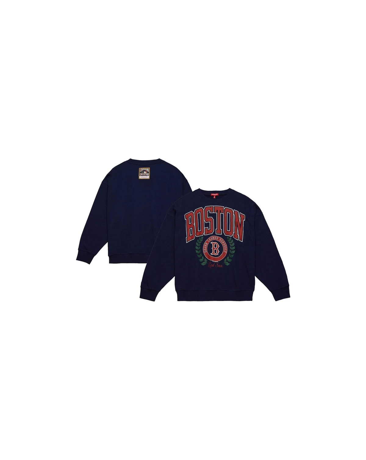 Women's Navy Boston Red Sox Logo Lt 2.0 Pullover Sweatshirt