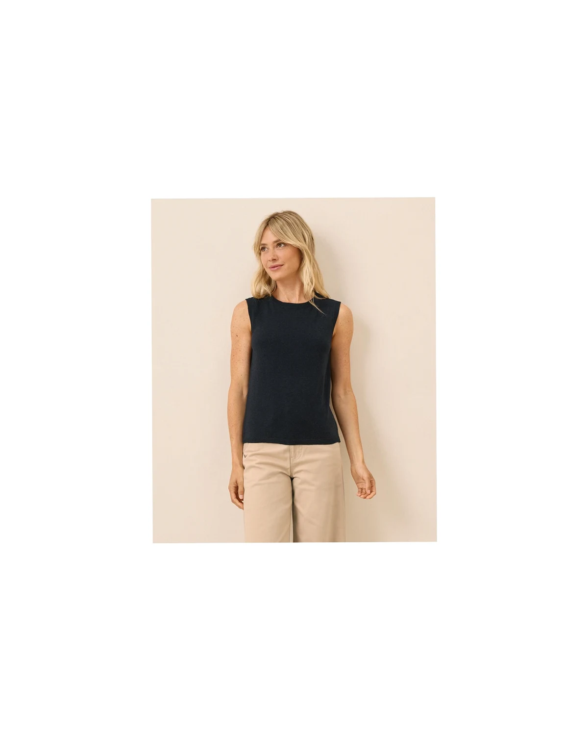 Women's Organic Cotton Classic Fine Knit Shell