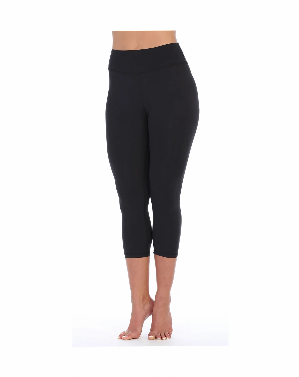 High Waist Three-Fourth Compression Leggings