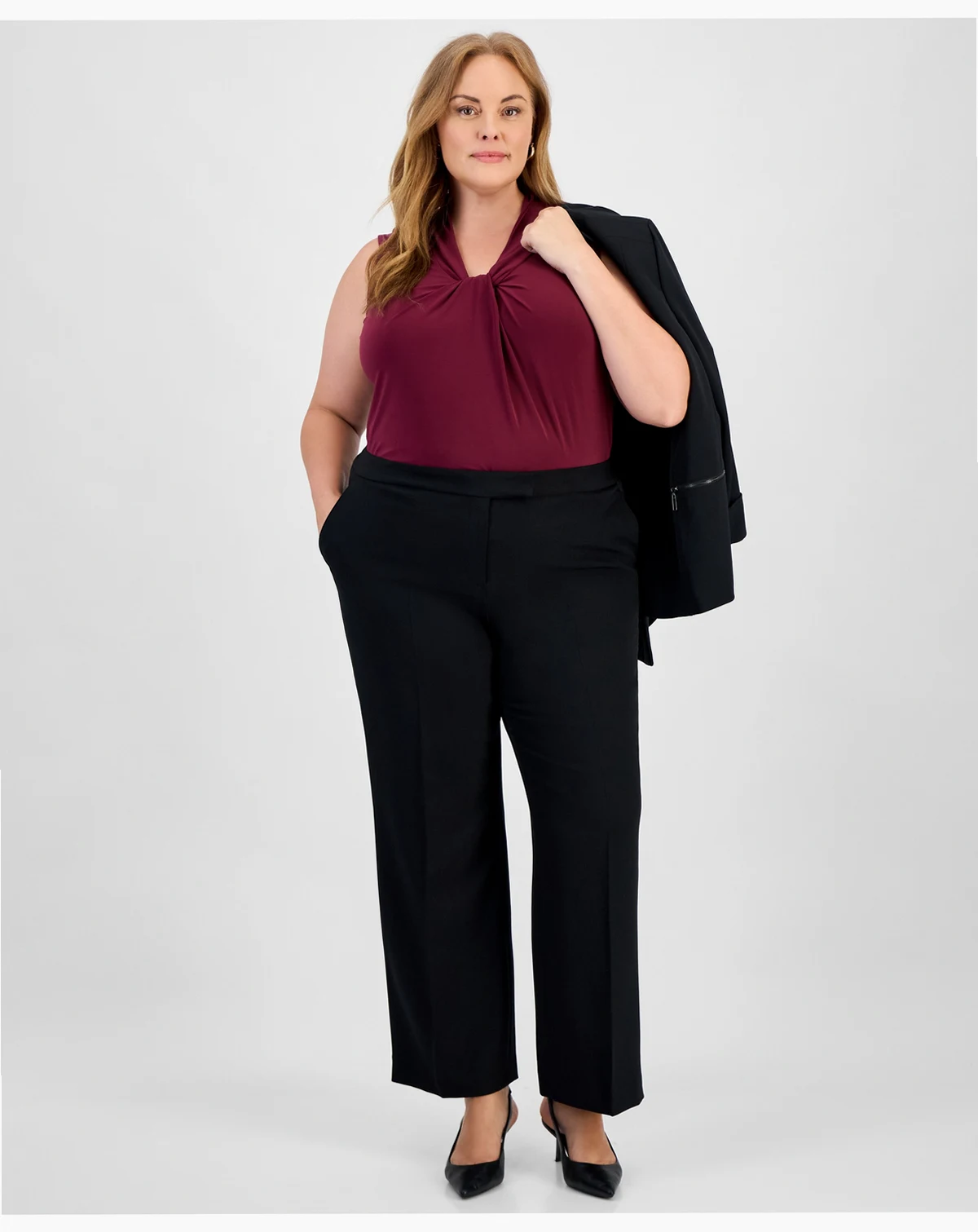 Plus Size Modern Dress Pants