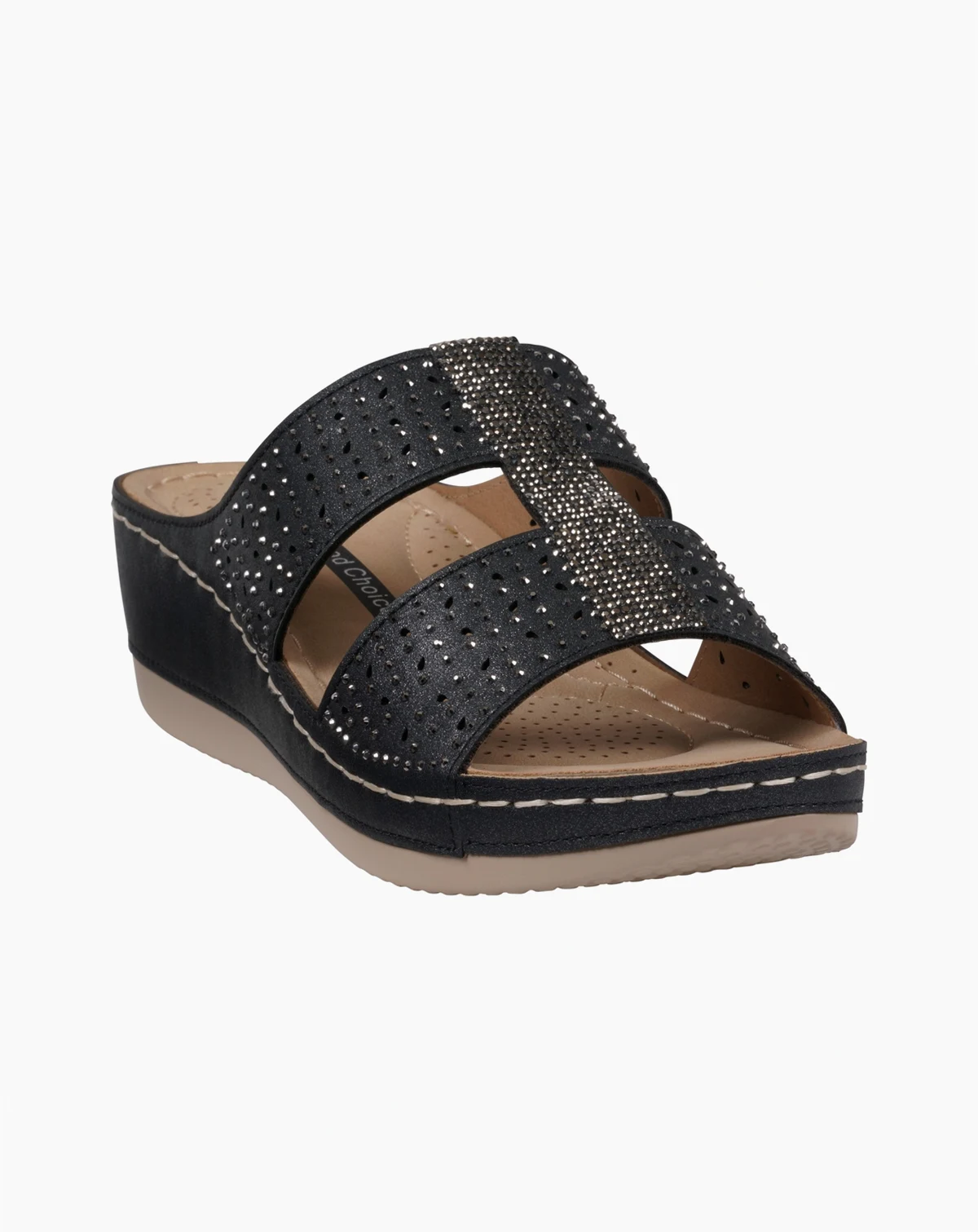 Women's Carrie Embellished Wedge Sandals