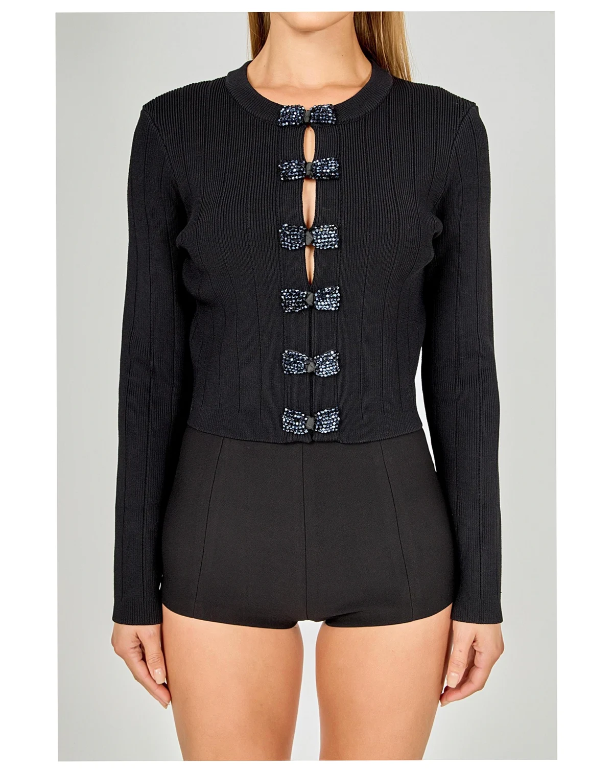 Women's Bow Detail Cropped Top