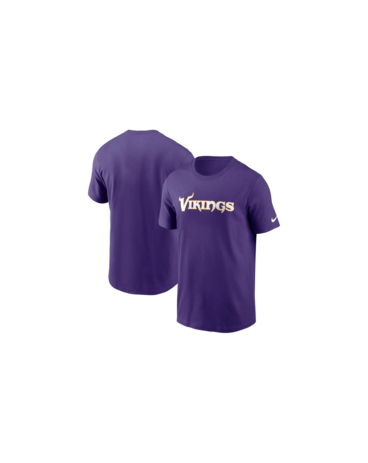 Men's Purple Minnesota Vikings Primetime Wordmark Essential T-Shirt