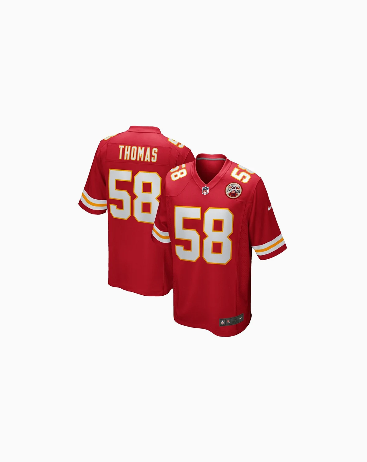 Men's Derrick Thomas Red Kansas City Chiefs Game Retired Player Jersey