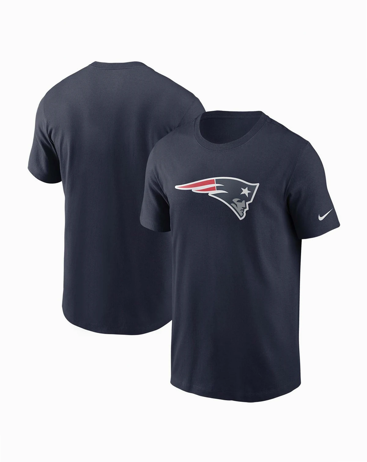 Men's Navy New England Patriots Primary Logo T-shirt
