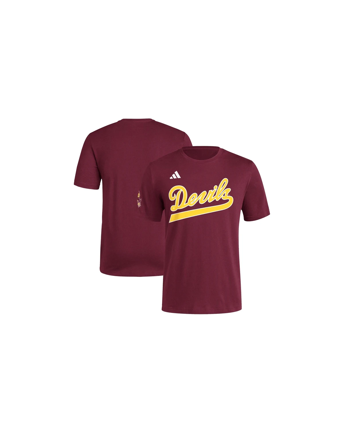 Men's Maroon Arizona State Sun Devils Fresh Wordmark T-Shirt