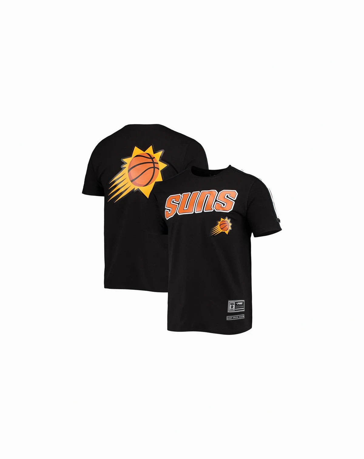 Men's Black Phoenix Suns Mesh Capsule Taping T-shirt