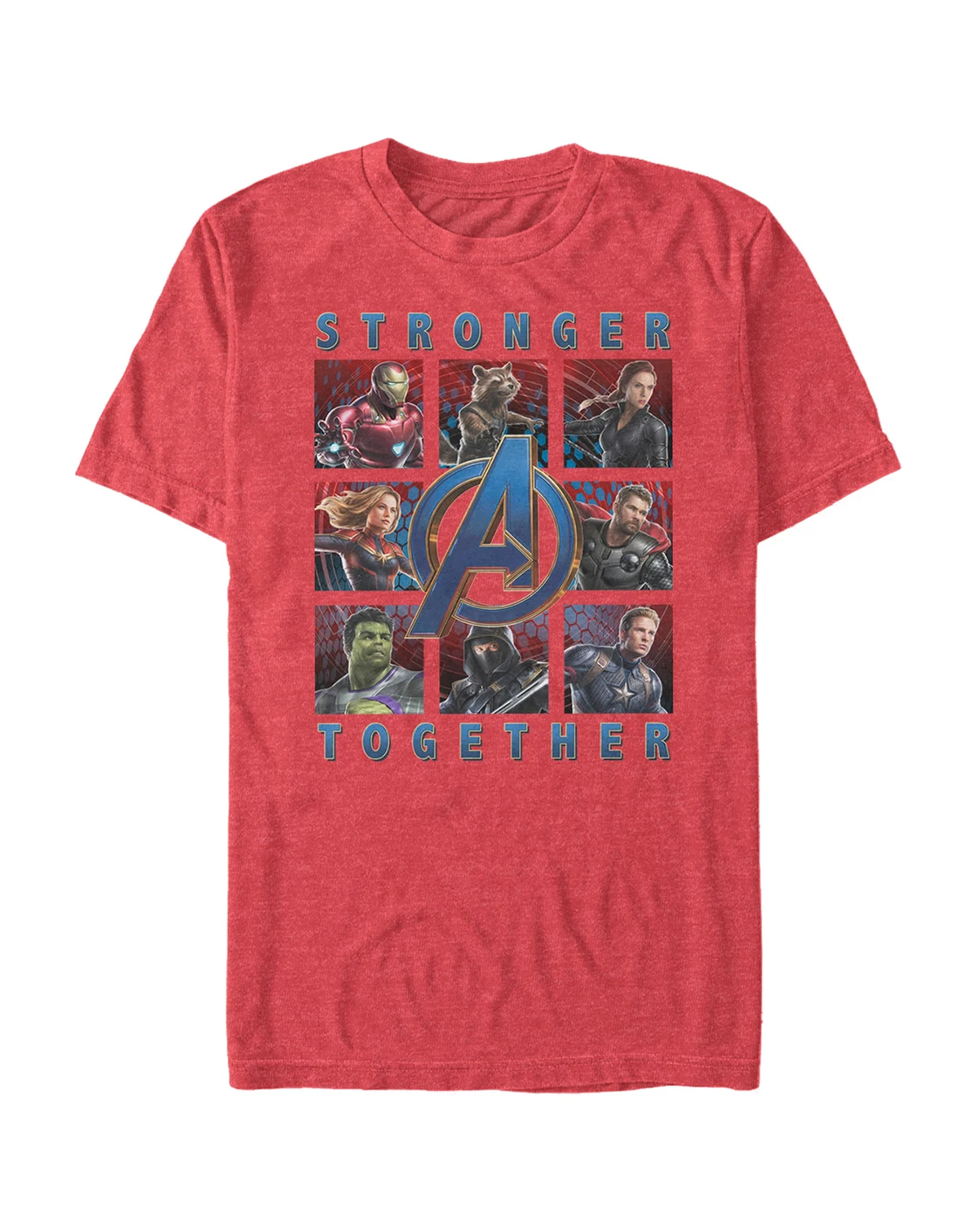 Marvel Men's Avengers Endgame Stronger Together Boxes, Short Sleeve T-shirt