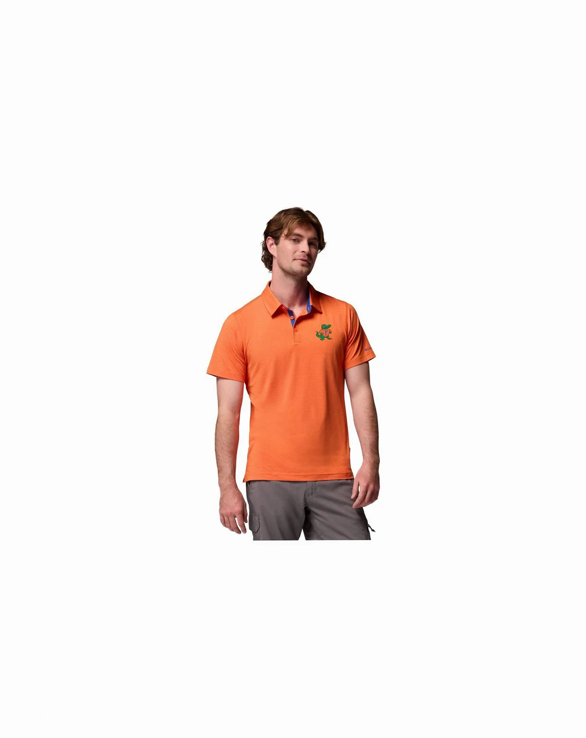 Men's Orange Florida Gators Tech Trail Polo Shirt