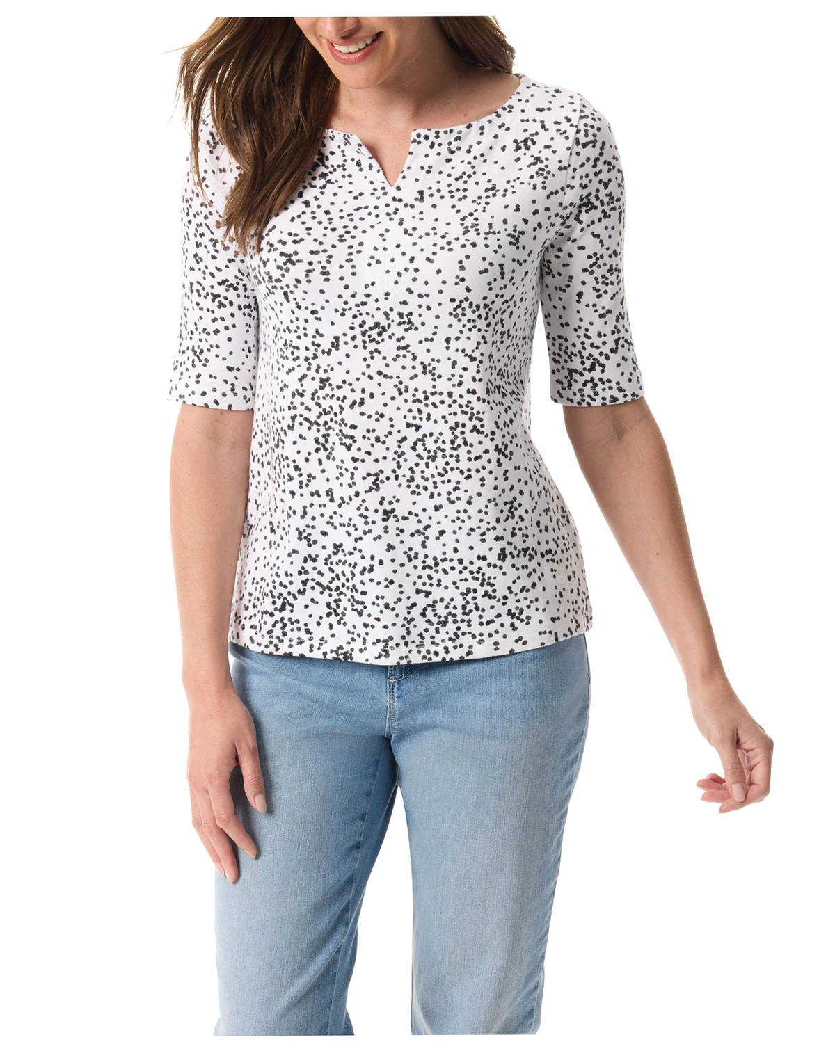 Women's Emory Split Boat Neck Top