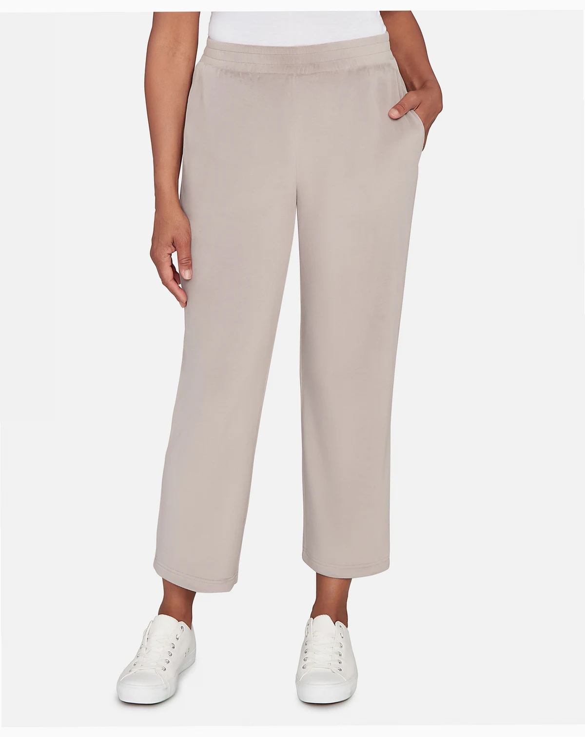 Plus Size Calm Luxe Double Knit Average Length Pant