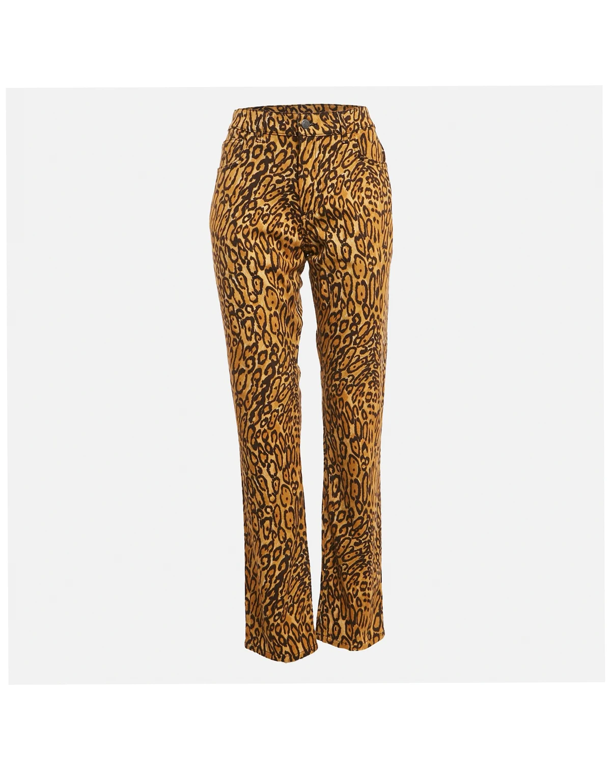 Women's Couture Leopard Print Cotton Pants