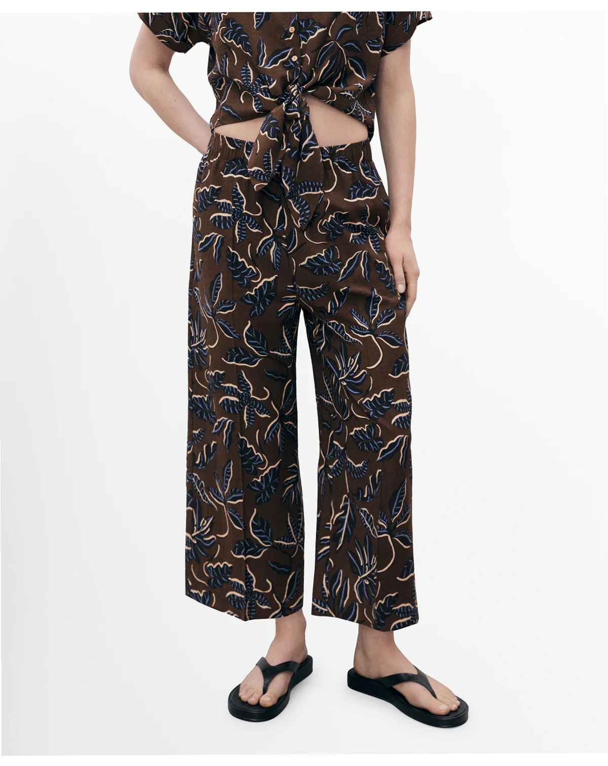 Women's Printed Culotte Pants