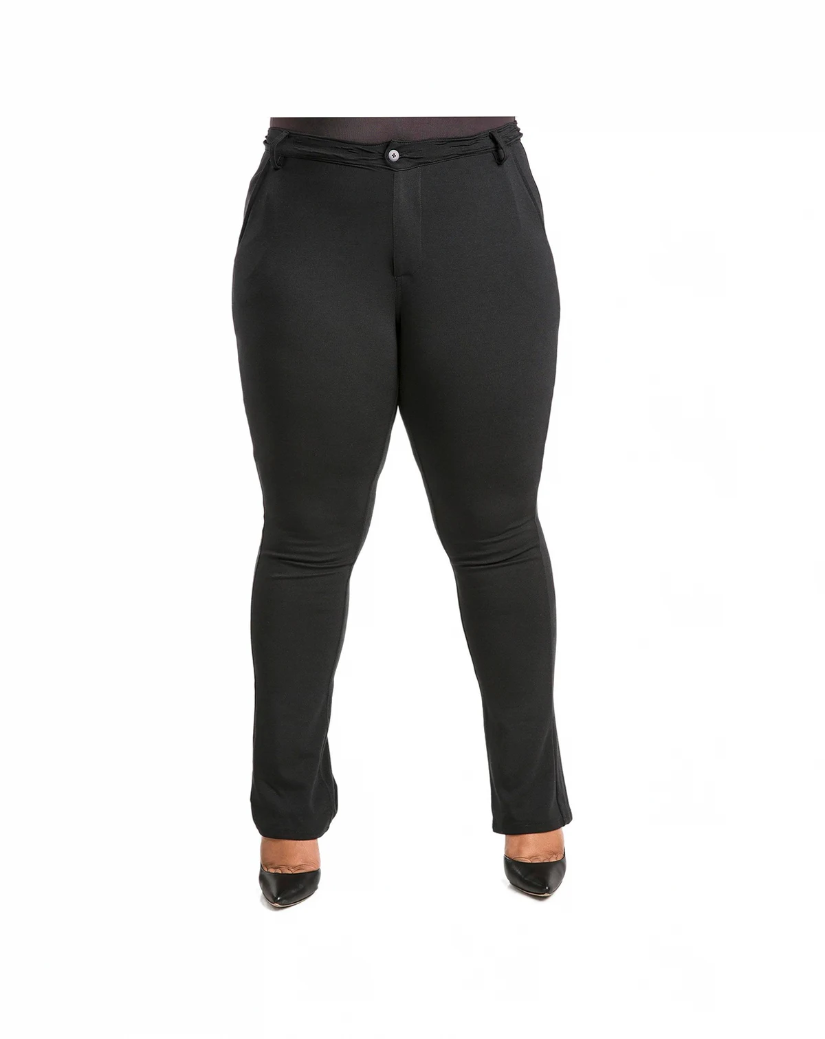 Plus Size Ponte Classic Casual Pant