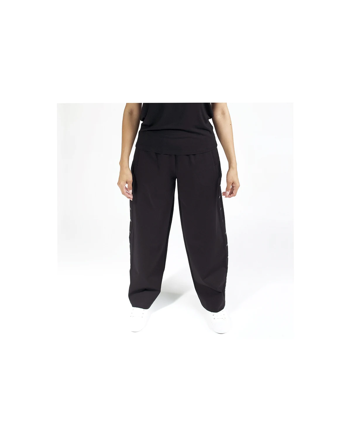 Plus Size Adaptive Pants With Full Side Seam Opening