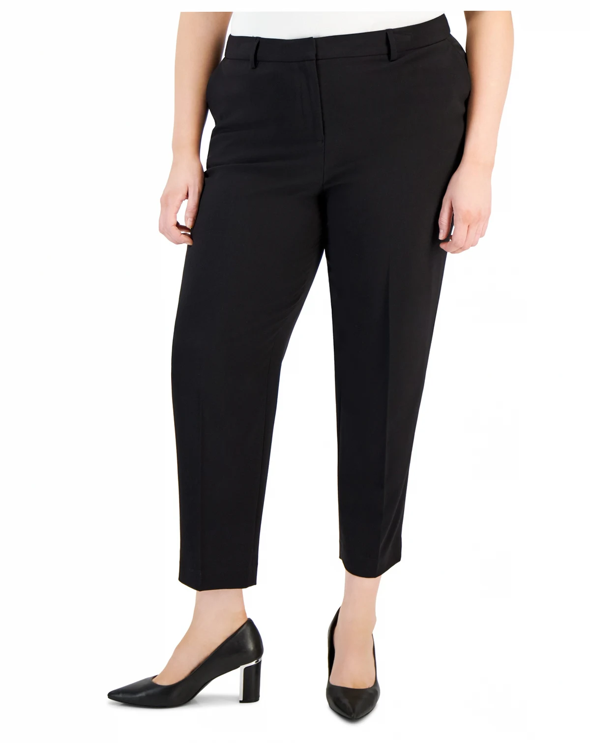 Plus Size Shannon Mid-Rise Ankle Pants