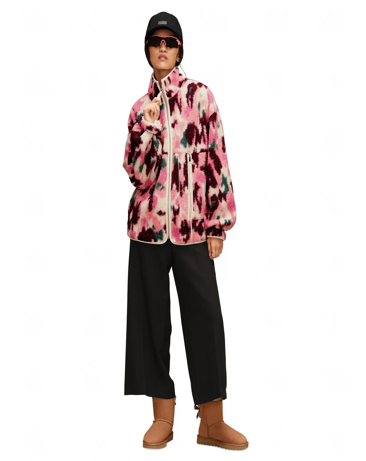 UGG Women's Full-Zip Plush Fleece Jacket