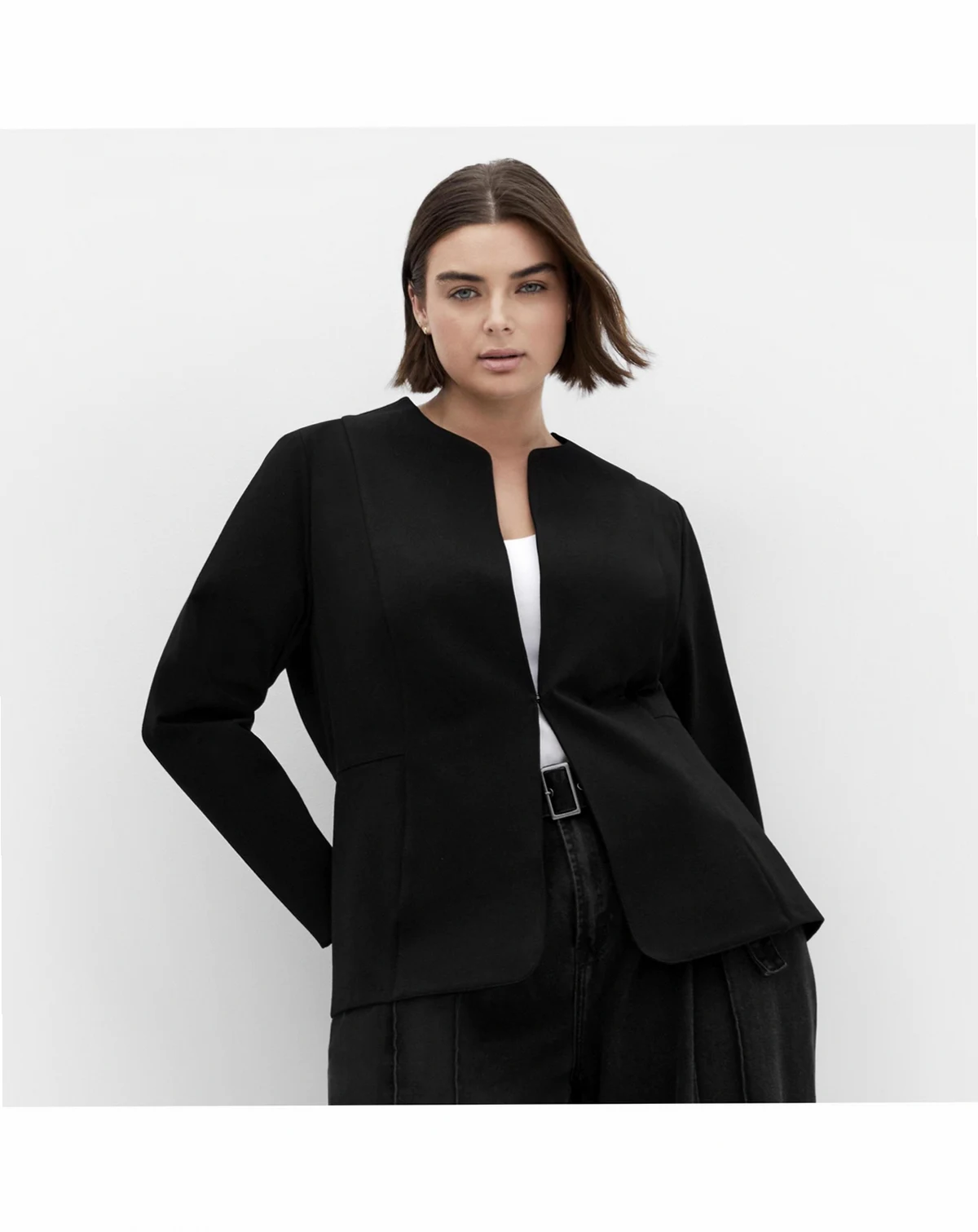 Plus Size Peyton Ponte Jacket
