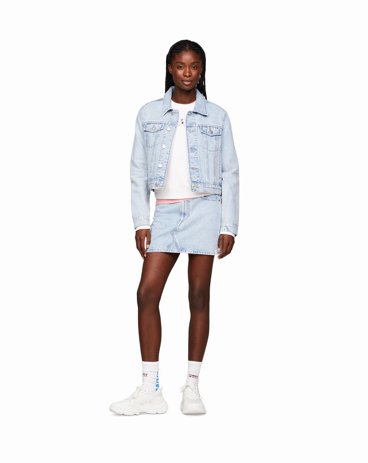 Women's Izzie Slim-Fit Distressed Denim Jacket