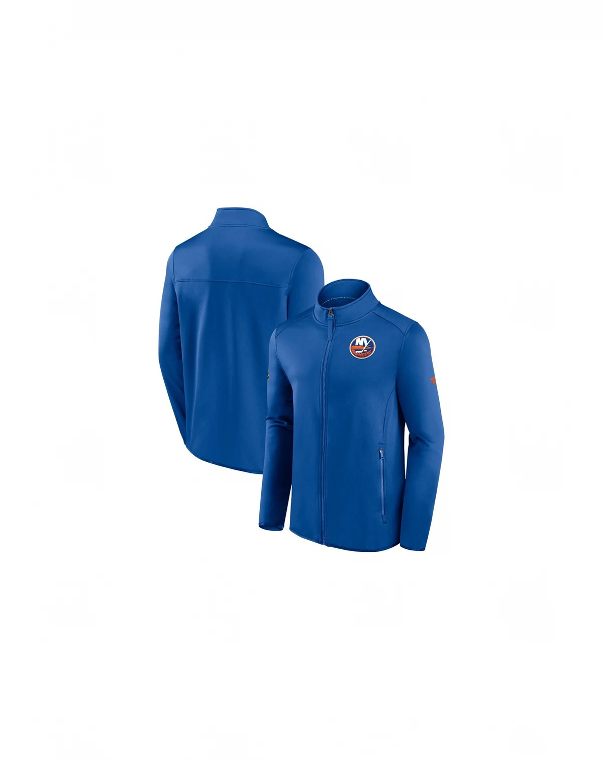 Men's Royal New York Islanders Authentic Pro Rink Fleece Full-Zip Jacket