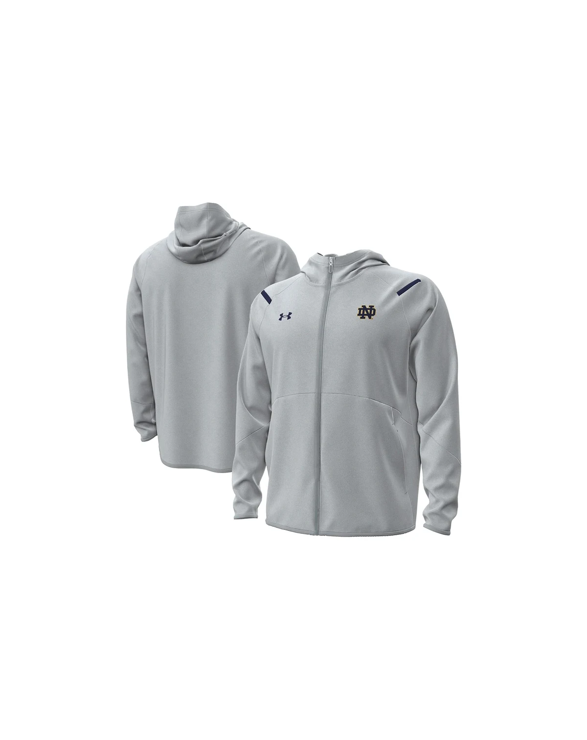 Men's Notre Dame Fighting Irish Unstoppable Performance Fleece Hoodie Half-Zip Jacket