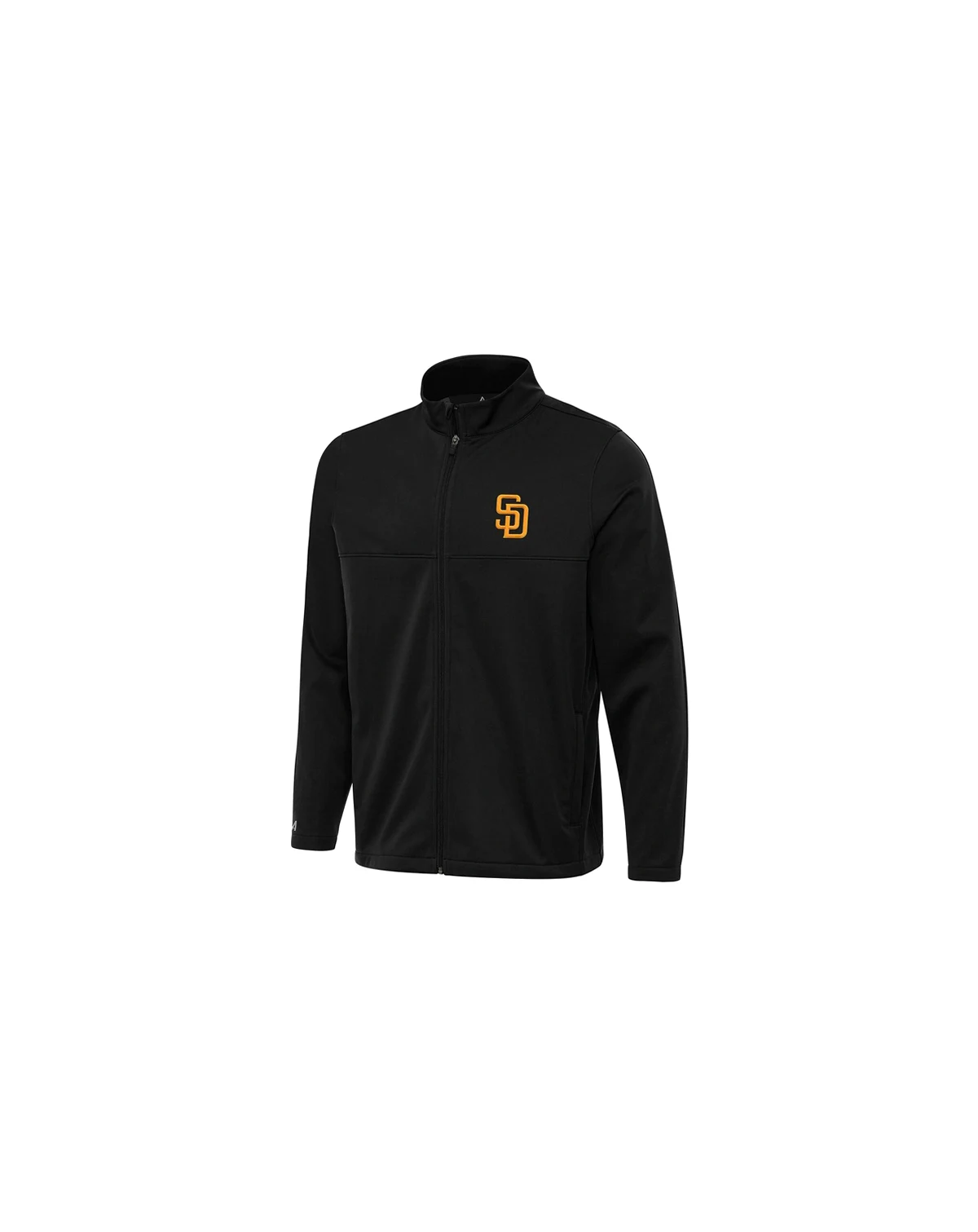 Men's Black San Diego Padres Links 2 Full-Zip Golf Jacket