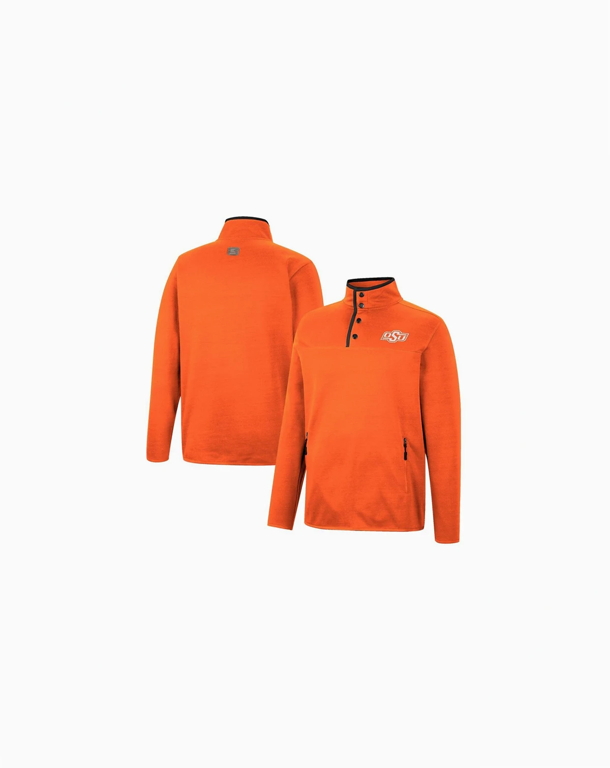 Men's Orange Oklahoma State Cowboys Rebound Quarter-Snap Jacket