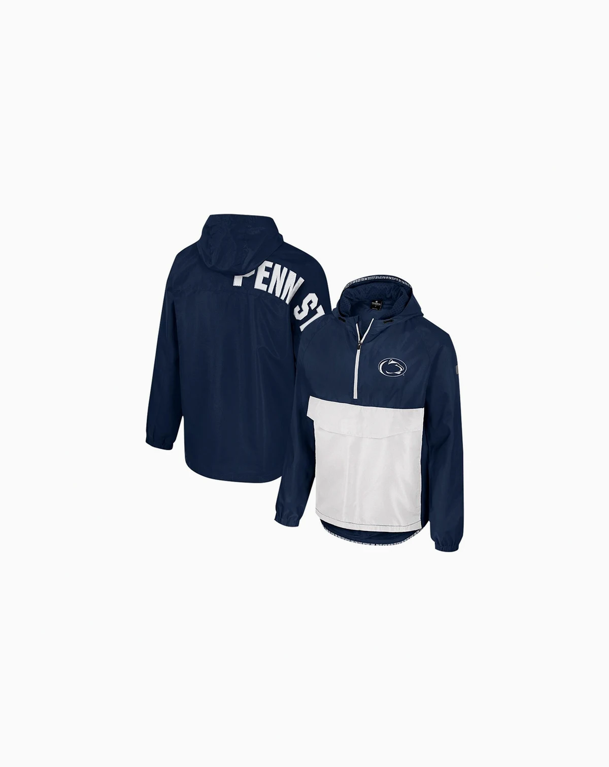 Men's Navy Penn State Nittany Lions Reloaded Anorak Half-Zip Jacket
