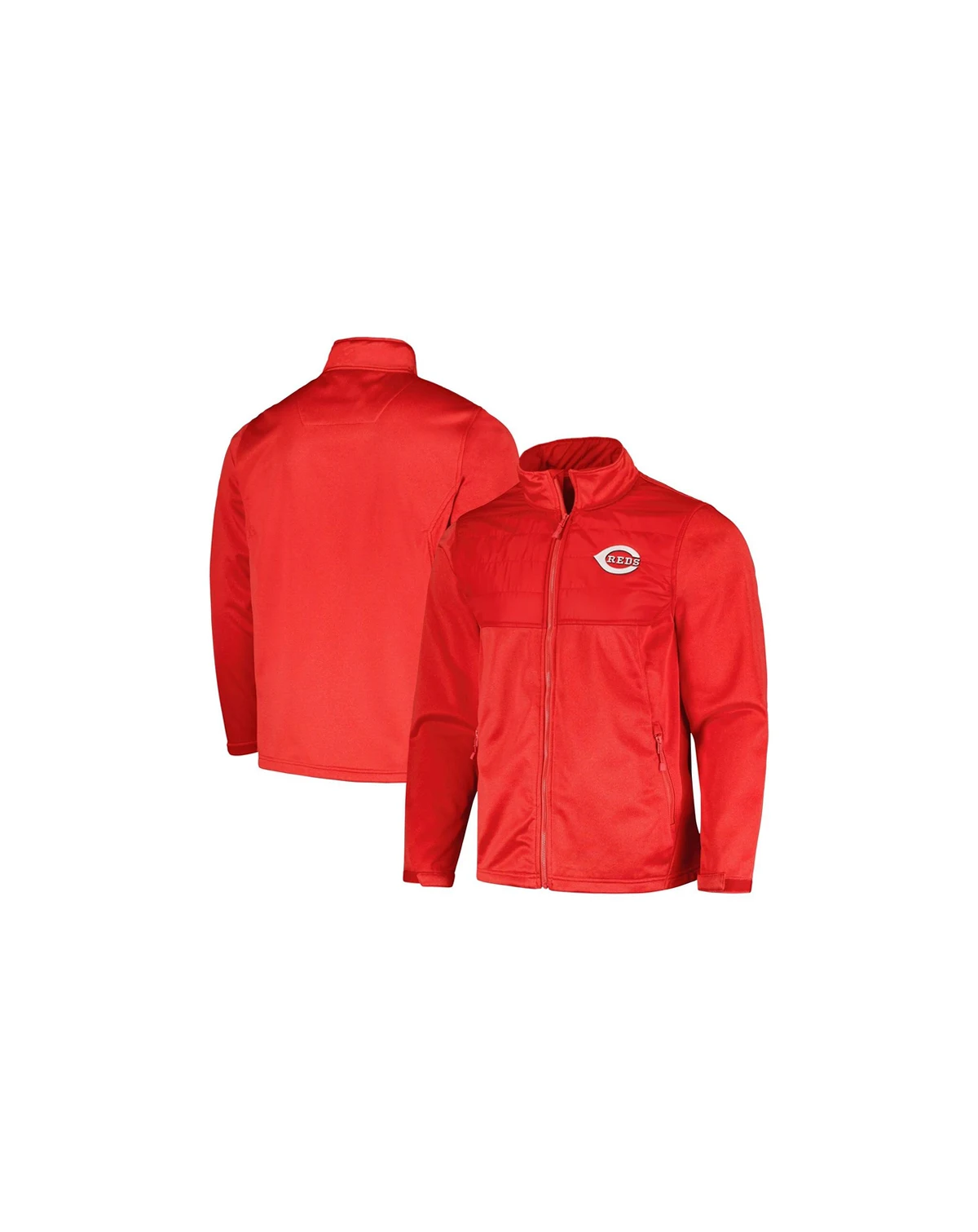 Men's Heather Red Cincinnati Reds Explorer Full-Zip Jacket